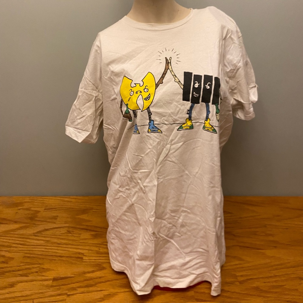 WAY BAD wu-tang / black flag tshirt